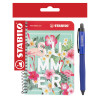 Pack: Libreta de Notas + Rollerball Gel Palette Azul